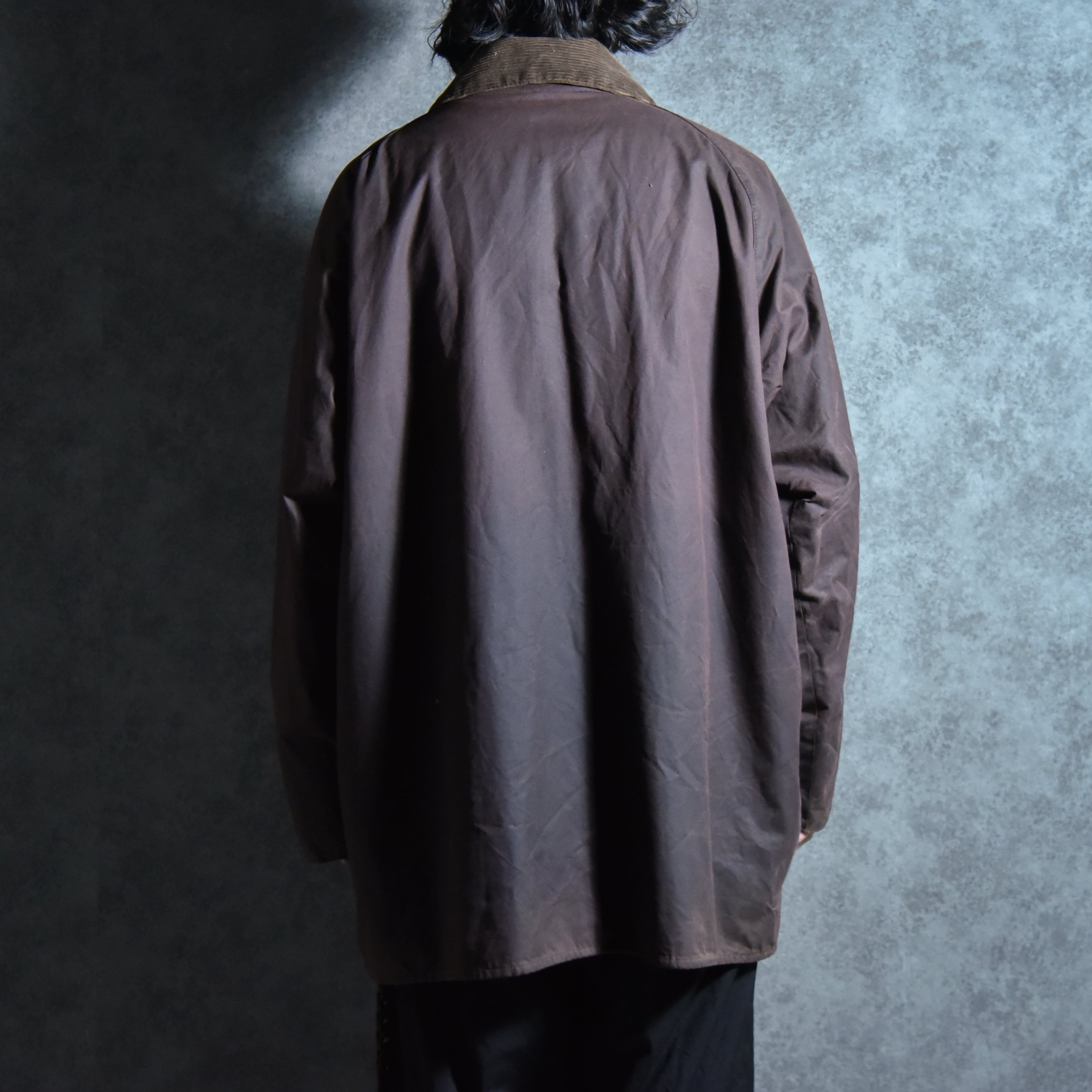 90s Barbour BEAUFORT Size48 バブアー ビューフォート 3ワラント