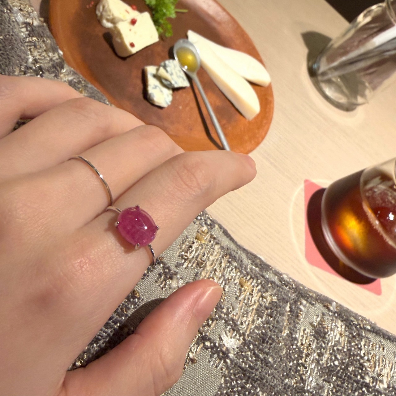 【1点もの】nacoがやっと見つけたピンクルビー｜silver925 リング