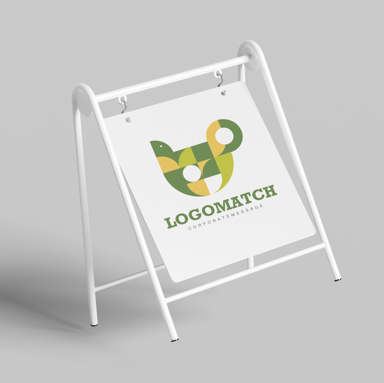 幸せの鳥のマグカップのロゴ