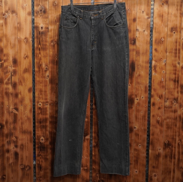 80s90s USA製 ralphlauren ブラック デニム W32/ラルフローレン ジーンズ 黒