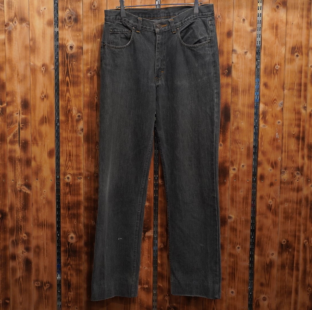 80s90s USA製 ralphlauren ブラック デニム W32/ラルフローレン ジーンズ 黒