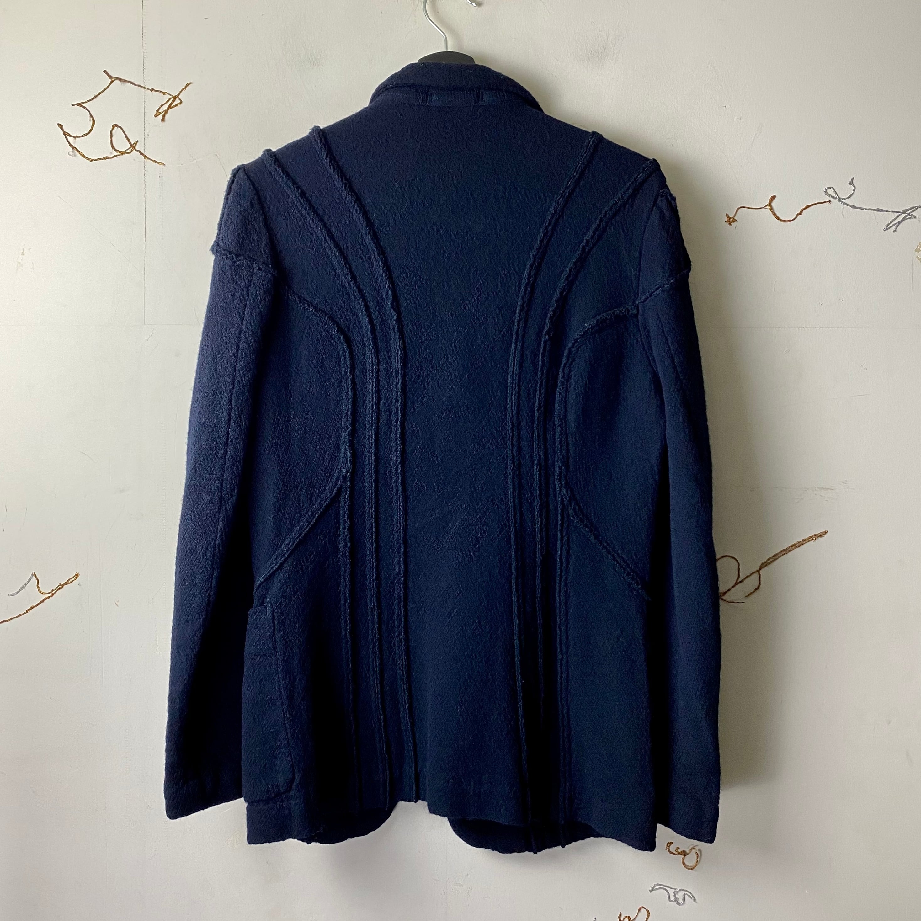 2003AW COMME des GARCONS HOMME PLUS seam design wool 2003AW COMME des GARCONS HOMME PLUS seam design wool