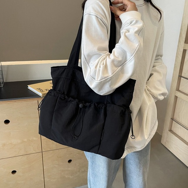 【３０位】ナイロンドローストリングトートバッグ 240803