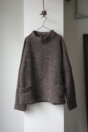 KLASICA クラシカ / LIM - POCKET MOCK NECK JUMPER (TAUPE)