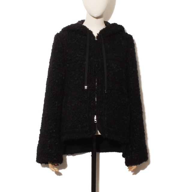 MOHAIR HOODEDBLOUSON