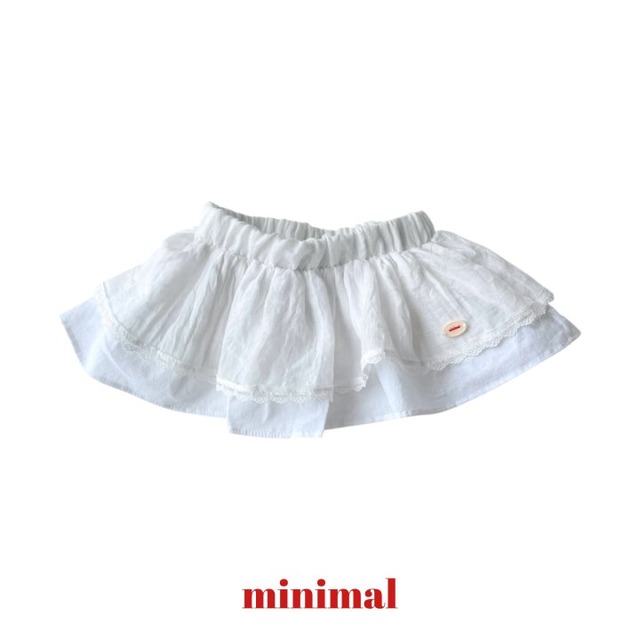 【取寄】minimal|chubby layered skirt|チャビーレイヤードスカート|S-L|kids&jr|26 spring