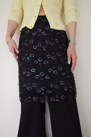90s sequins skirt