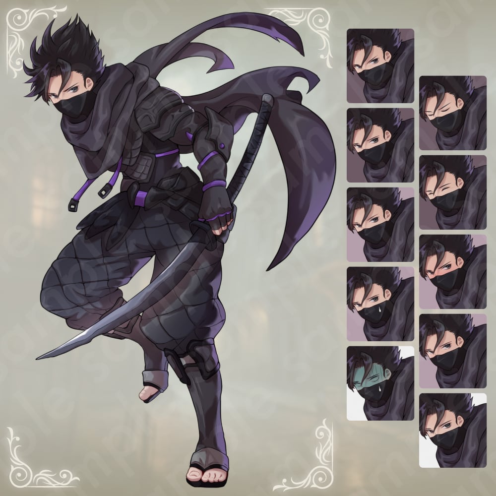 ファンタジーキャラクターセット Vol.1 冒険者編】冒険者・弓使い