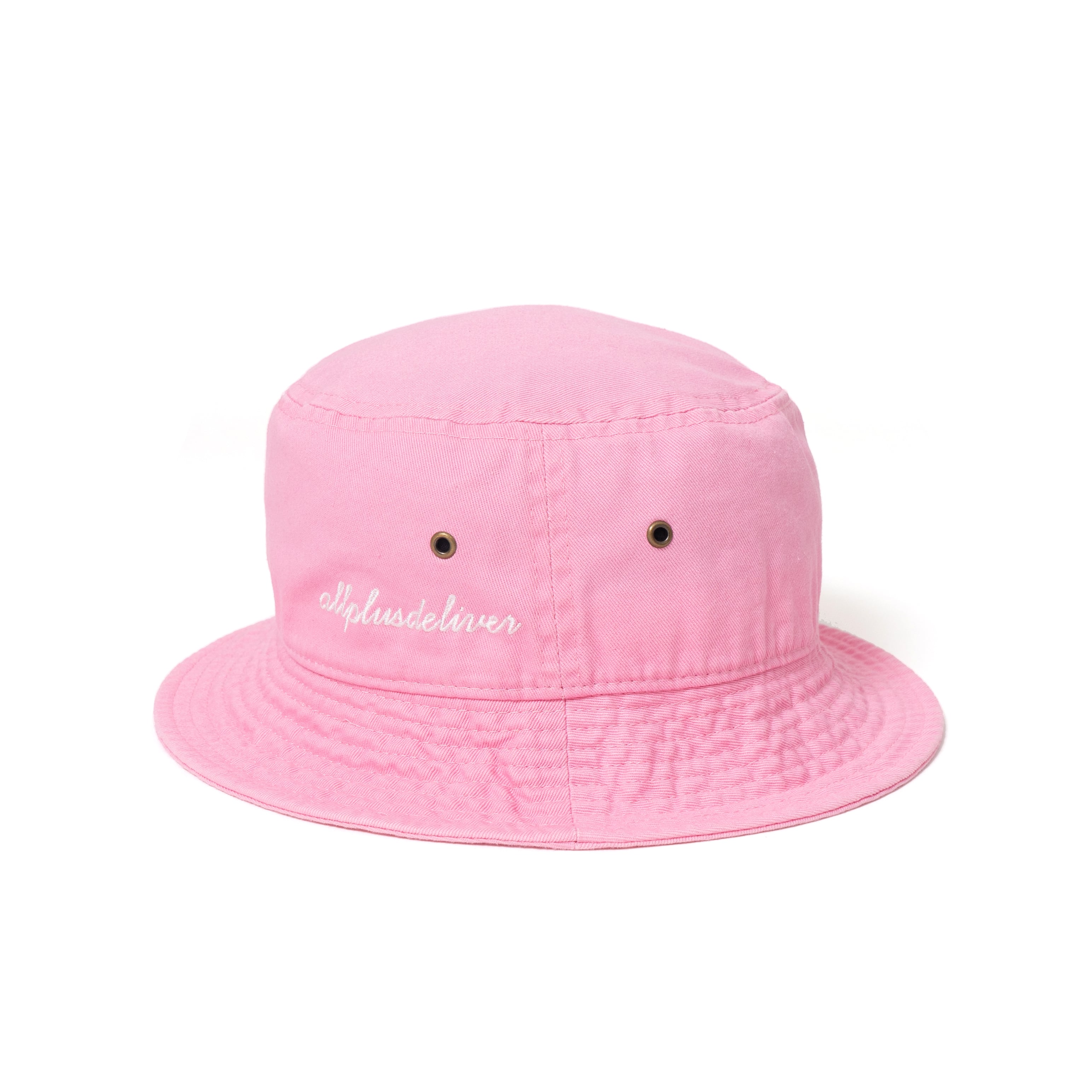 ALPSDR SIDE LOGO BUCKET HAT / PINK