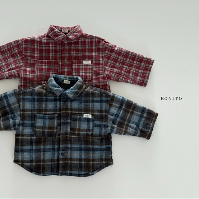 《予約》BONITO ¨ check bonding shirt