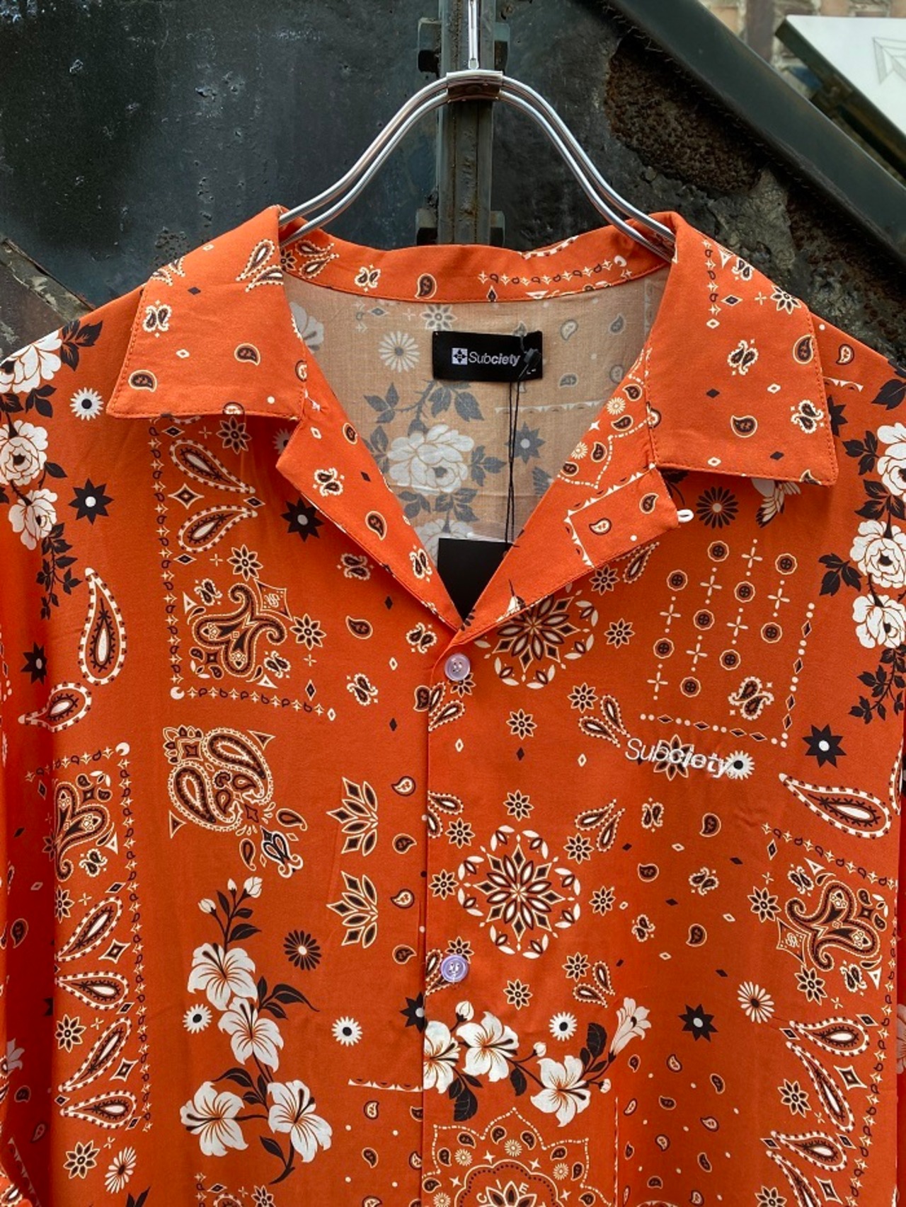 SUBCIETY / FLOUR PAISLEY SHIRT - 2