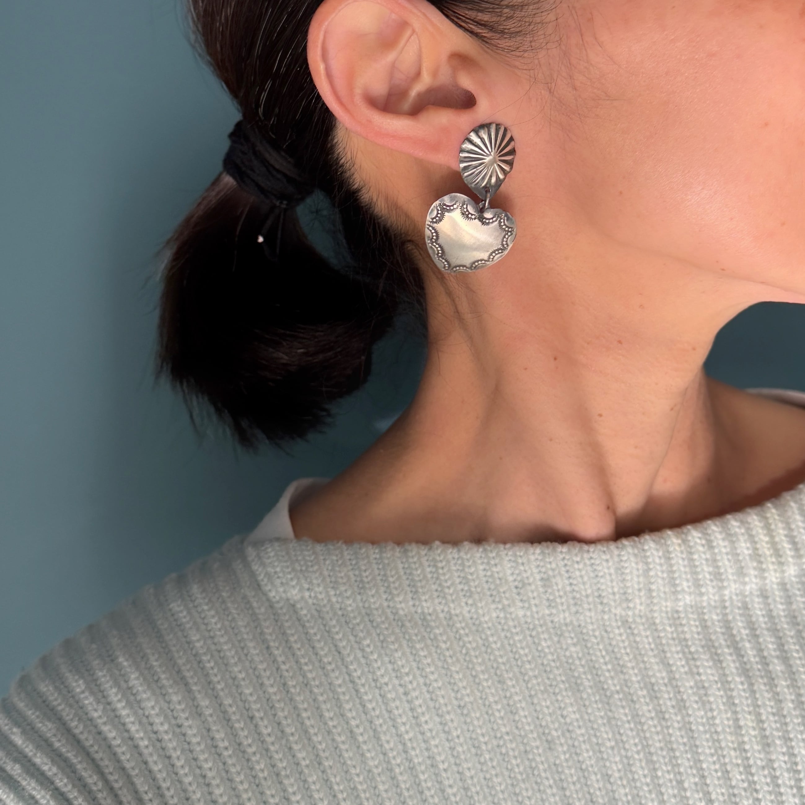 Indian Jewelry》 ハート コンチョピアス | 【公式通販】鎌倉の