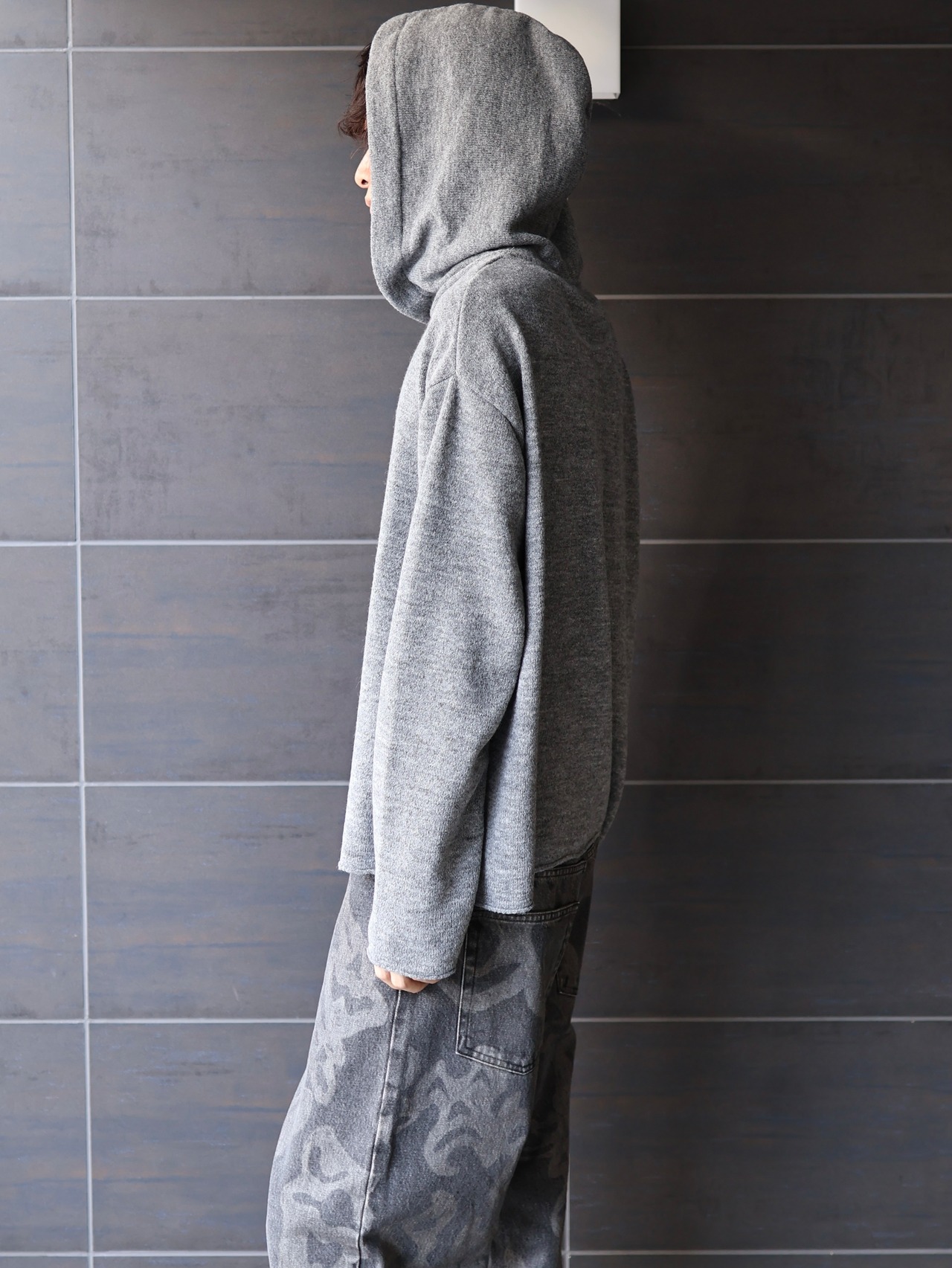 【26aw/ROLDSKOV】rambo hoodie light grey