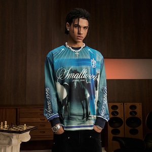 【DRIP6806】STKD All-Over Graphic Long Sleeve Tee