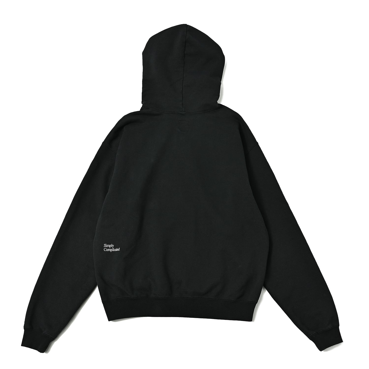 よろしくお願いしますSimply complicated hoodie black フーディー