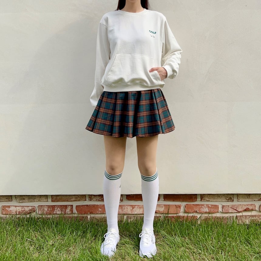 刺繍デザインラウンドネックトレーナー | Festa Golf