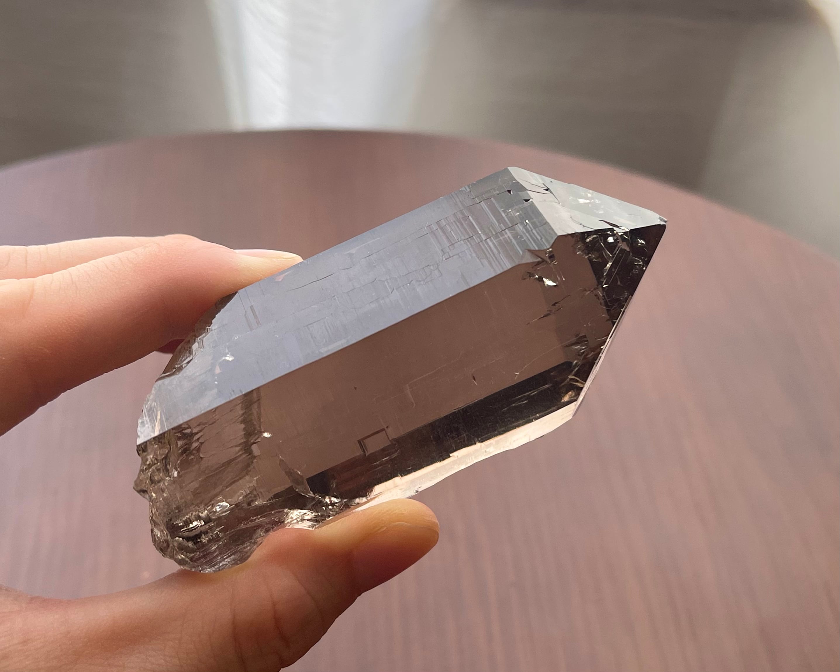 スイス産　スモーキークォーツ&アイアンローズ ☆凛として☆インカローズ＆スモーキークォーツ | スウィートグラス