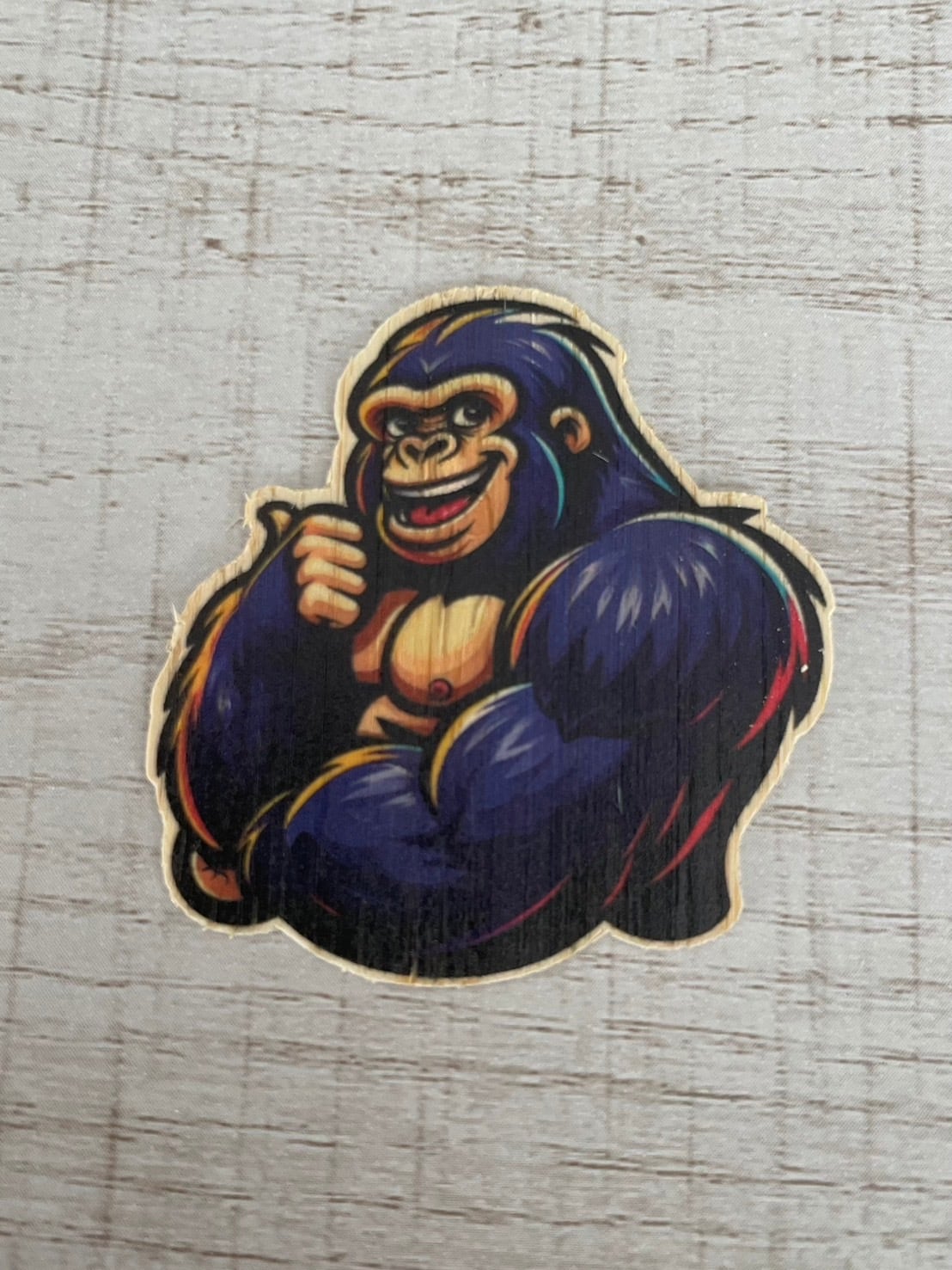 バンブーステッカー　ゴリラ