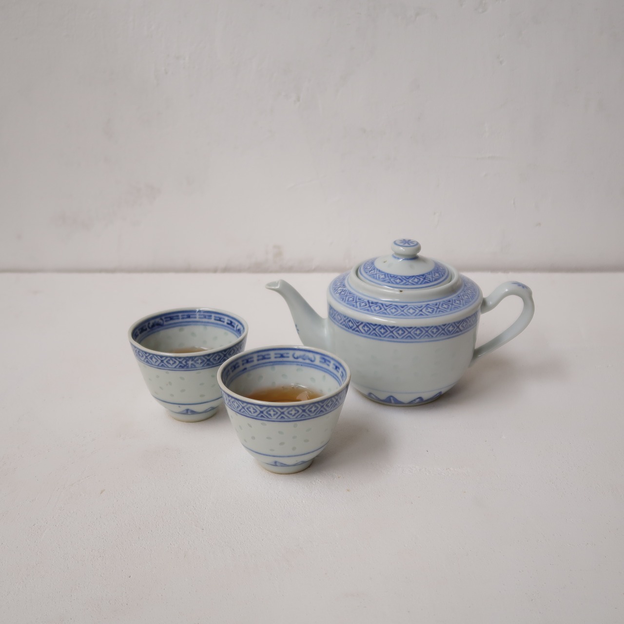 蛍手のティーポット&カップ