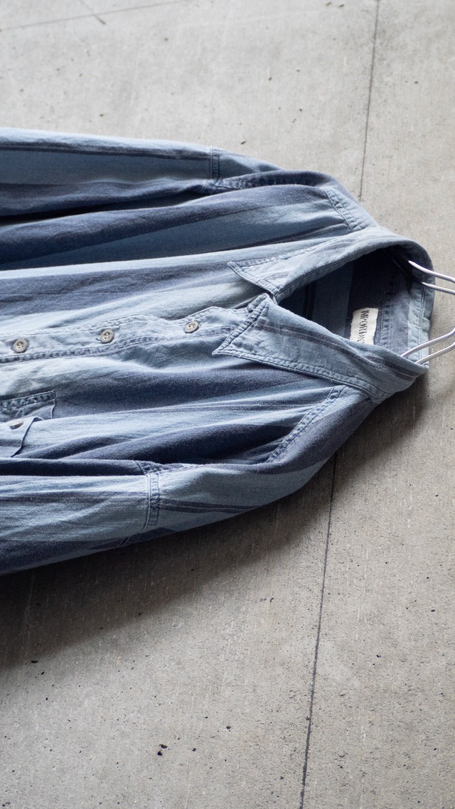 "IMPORTANTE" 1990s Wide stripe shirts