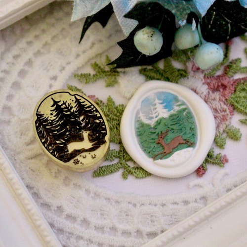 【SELECT】Wax Seal Stamp│冬の森