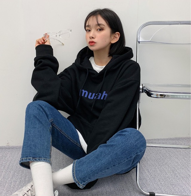 Muah Muah Fourstep Logo Fleece Hoodie 4 Color ムアムア 正規品 韓国 ブランド 韓国ファッション 韓国代行 T シャツ パーカー Bz Bonz 韓国ブランド 代行 Muah Muah Fourstep Logo Fleece Hoodie 4 Color ムアムア 正規品 韓国 ブランド 韓国ファッション 韓国代行 T シャツ パーカー Bz Bonz 韓国ブランド 代行