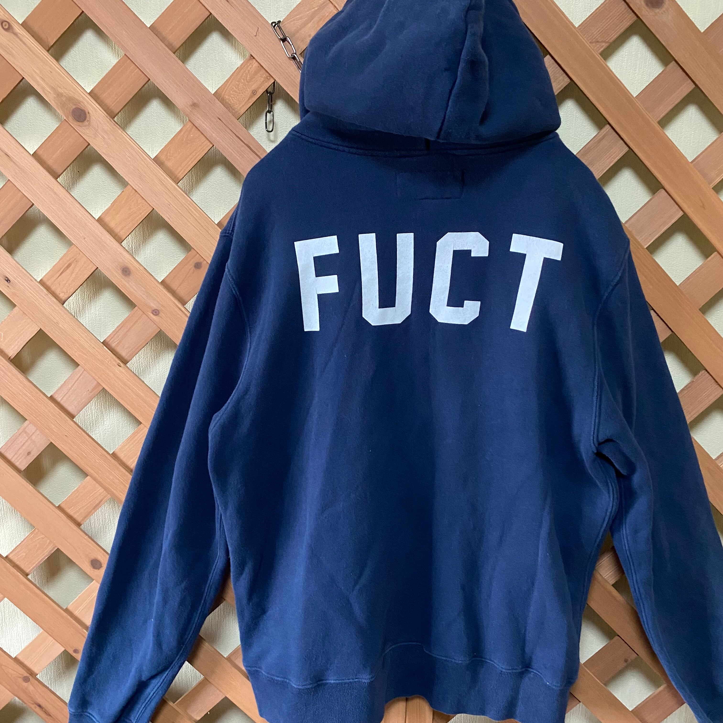 FUCT ファクト ビックロゴ ネイビー パーカー フーディー 20