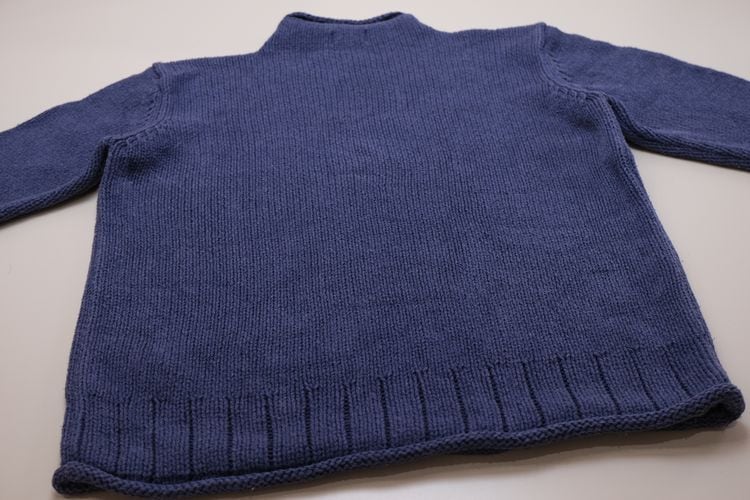 L.L.Bean silk cotton knit mock neck Sweater | GARYO