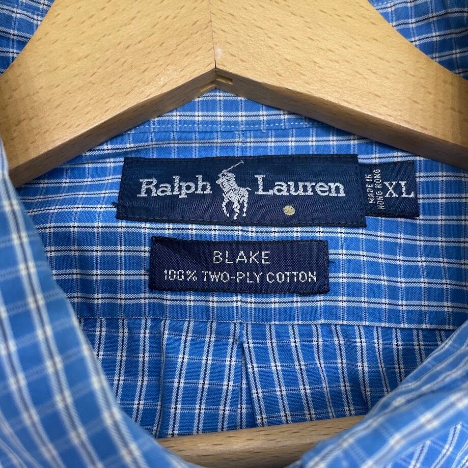 Ralph Lauren ラルフローレン BLAKE ギンガムチェックシャツ ポニー