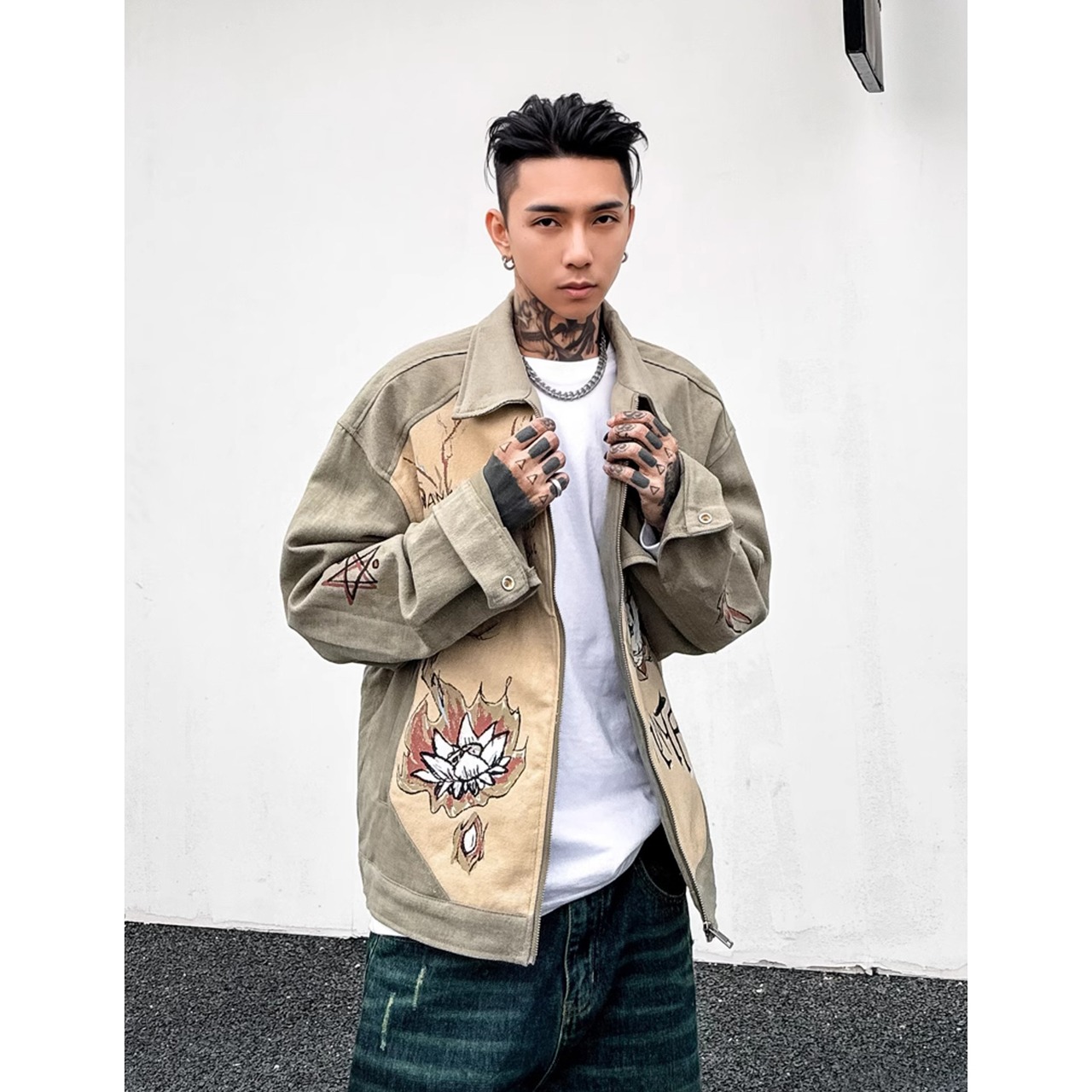 VINTAGE プリントジャケット T711