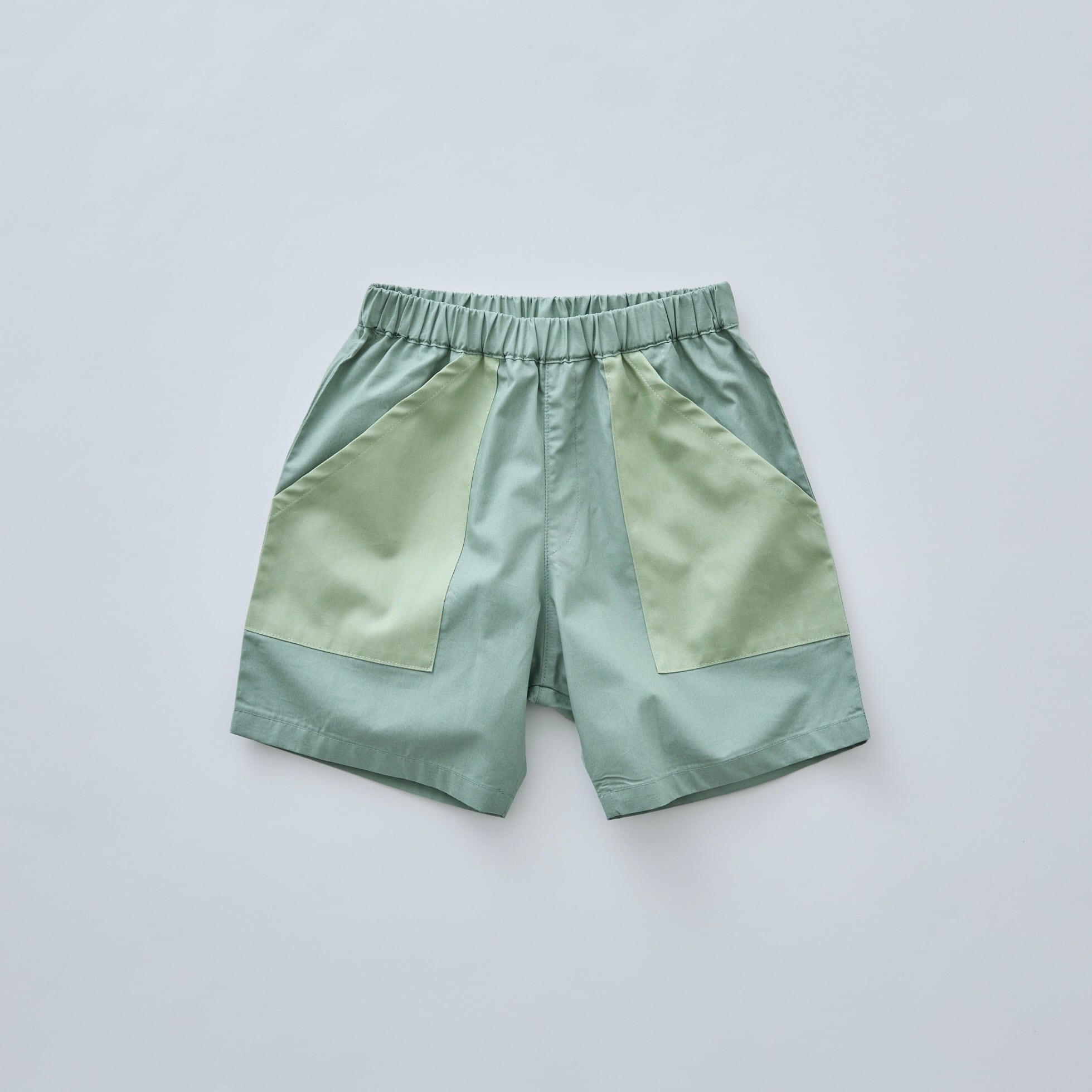 《eLfinFolk 2025SS》Typewriter Shorts / sage green / 90-130cm