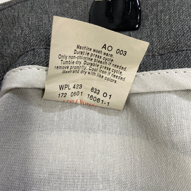 80s Levi'sアクションスラックス　グレー　W36L29