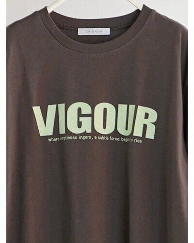 【CHIGNON】"VIGOR"プリントTee 8461-102