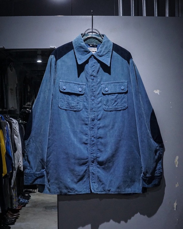 【add (C) vintage】70's “Christian Dior”Hunting Design L/S Corduroy Shirt Jacket