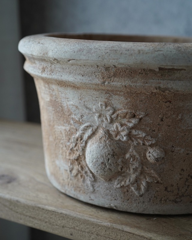 【テラコッタ鉢】 リモーネ シャロー Φ28cm　アンティコ