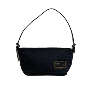 FENDI フェンディ ズッキーノ ワンショルダーバッグ ブラック 9555-202301