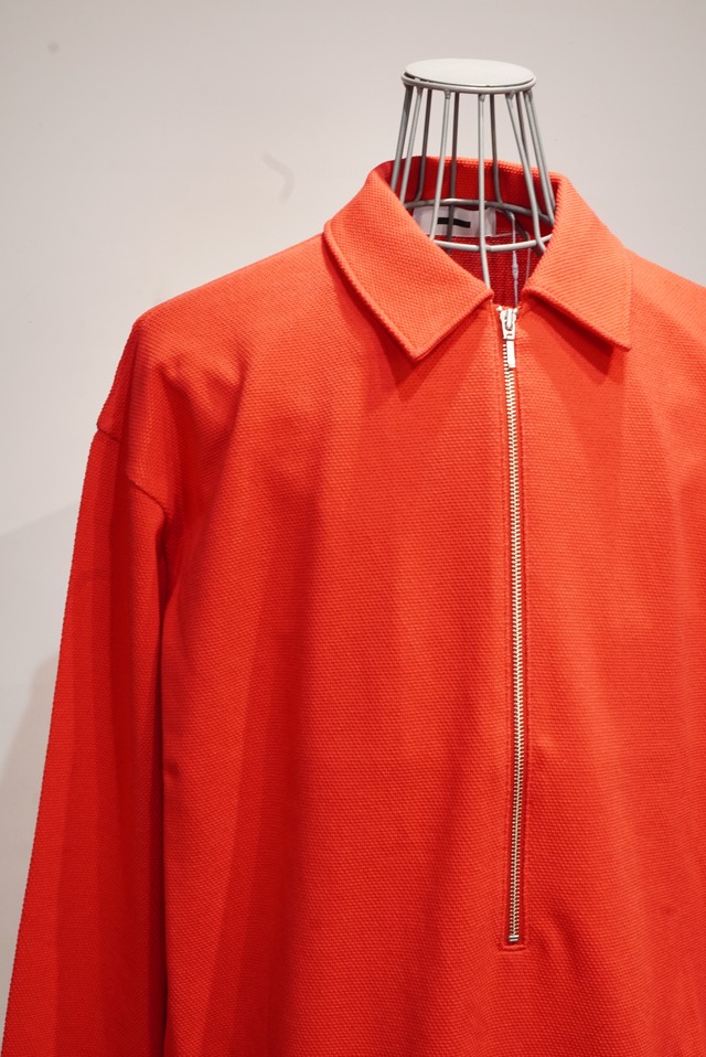 REVERBARATE / REV-25SS-RB28 ''HALF ZIP PIQUE''   (220934)
