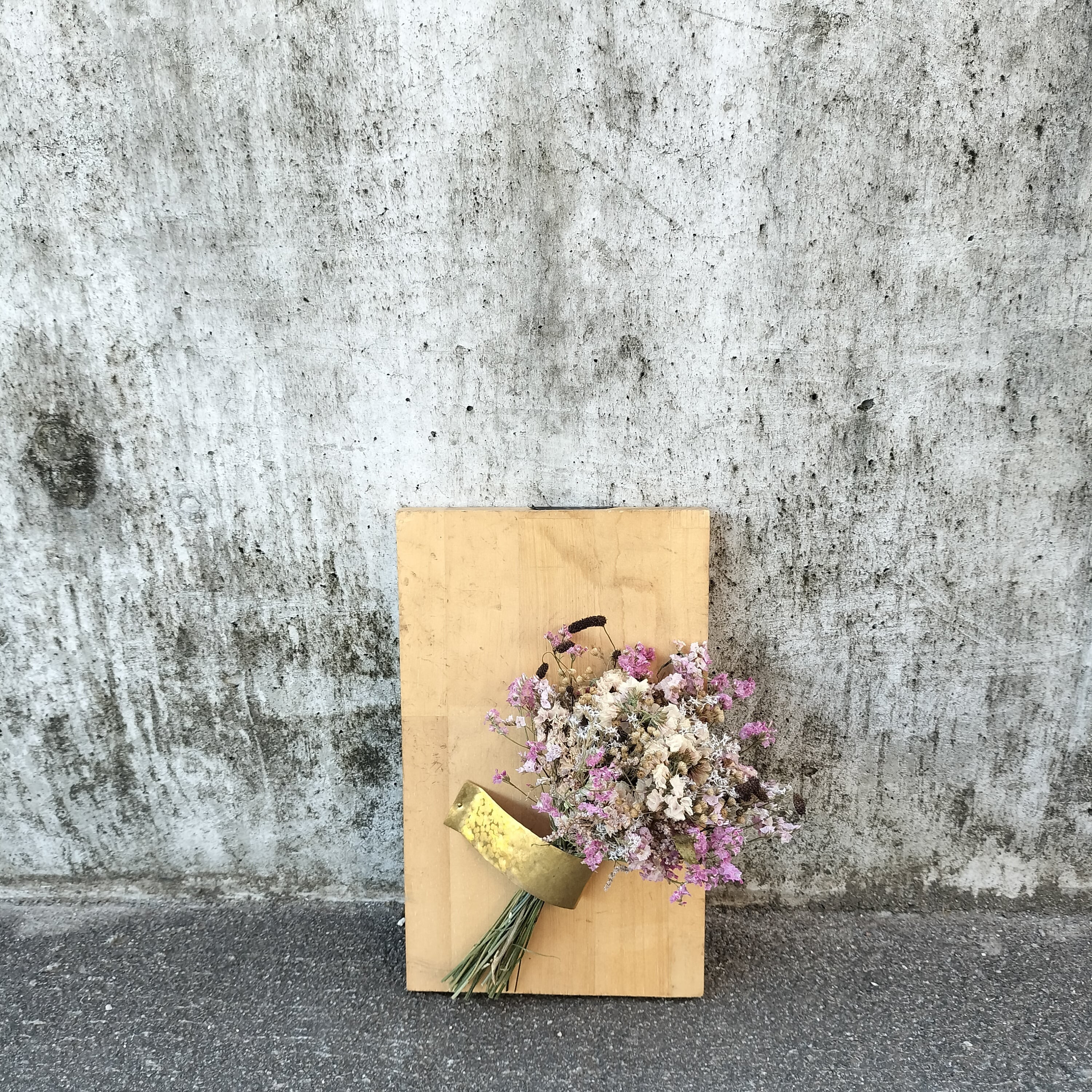古材と真鍮のドライフラワーアレンジメント【Old and brass flower arrangement】