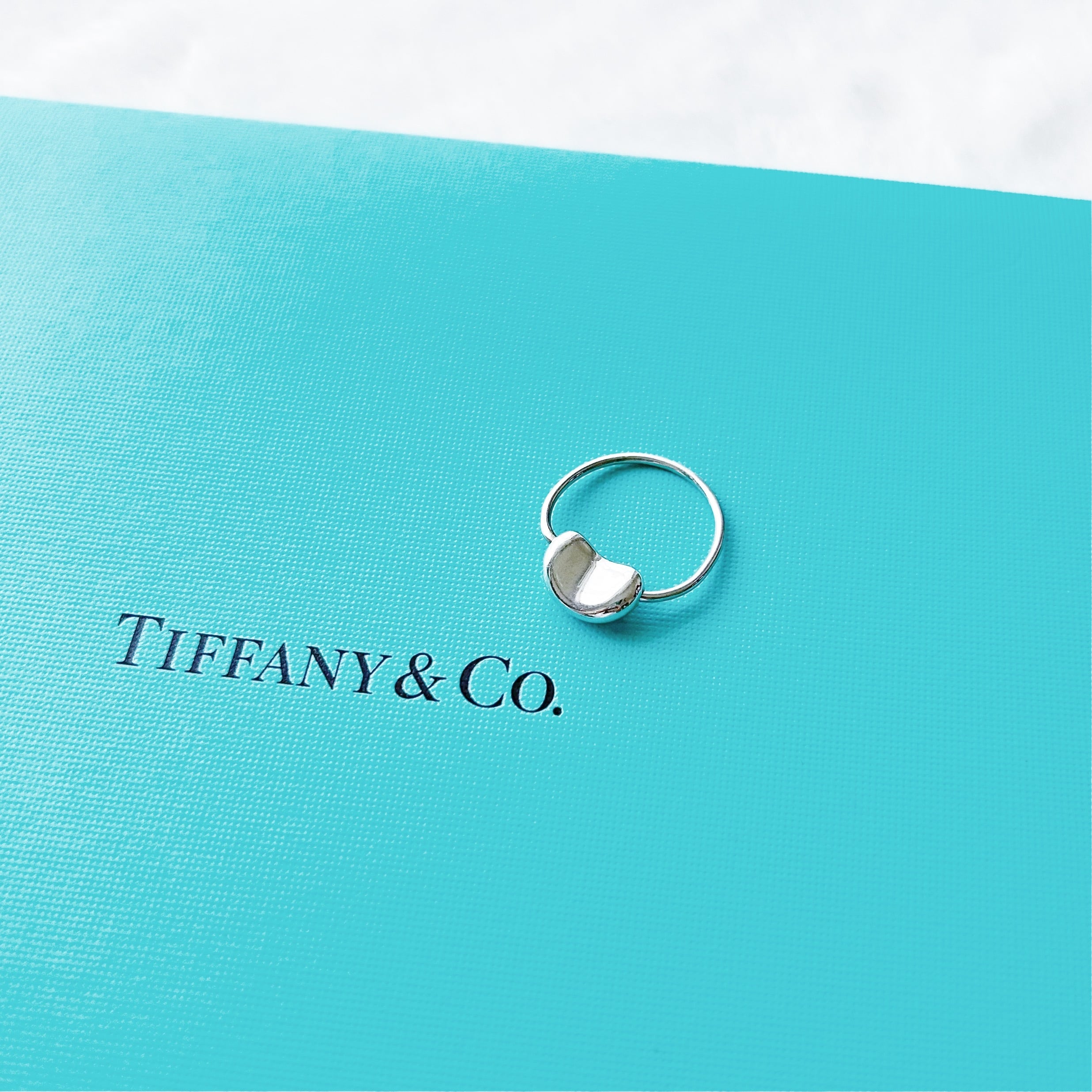 TR7097】Tiffany &Co. bean ring/silver925/ティファニー/リング