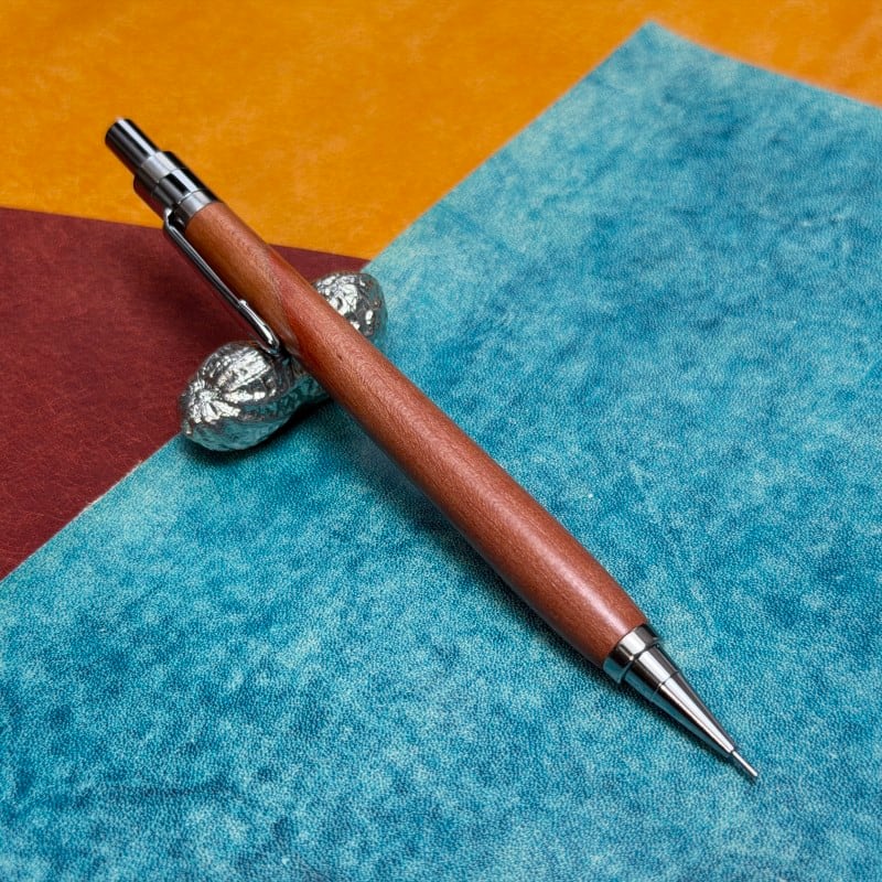Steef & co シャープペン　 ＤＭ-1 柿縮み杢 05433 木斛 DM-1 シャープペンシル 0.5mm | クラフト工房 Steef&Co.