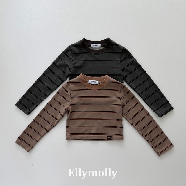【取寄】elly molly｜diva puff crop tee｜ディーバパフクロップT｜5-15｜kids&jr｜26 autumn