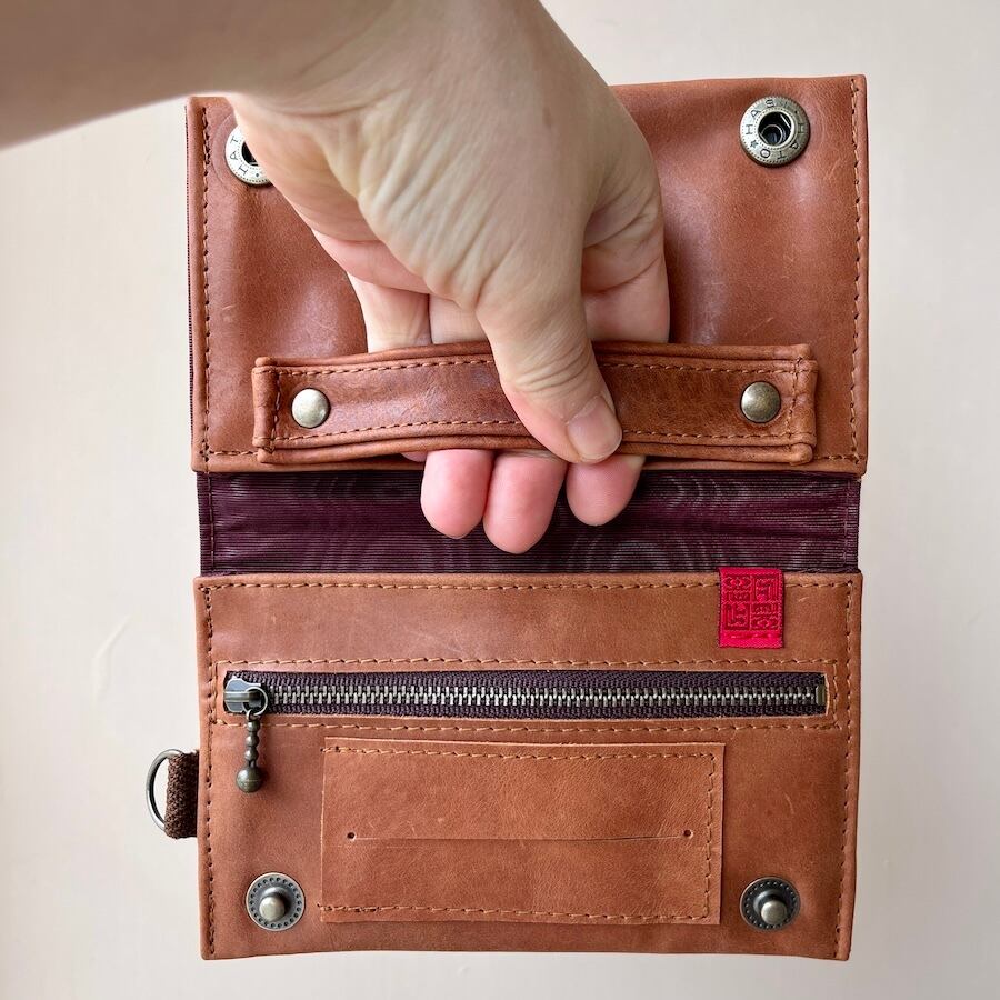 二つ折り - leather 革 [巻きタバコケース] LBRN / モストロ | 惡匠SHOP