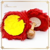 フラダンス ウリウリ マラカス 小物 レッド系 楽器 分離型 赤 黄 茶 白 緑 羽根 ケース セット ケース付き 鮮やか 舞台 イベント ステージ 民族舞踏  ダンス小物 ラウアエ柄 プルメリア柄 花柄 イエロー系 ブラウン系 グリーン系 ホワイト系