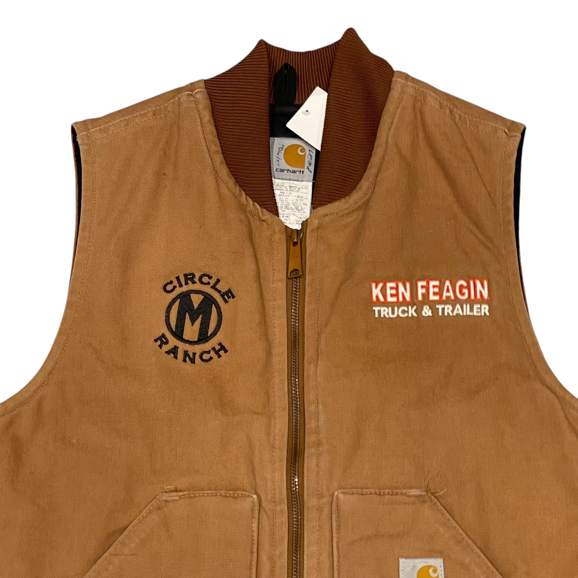 アメリカ製　carhartt duck ベスト　props store 全2色【Carhartt/カーハート】「DUCK Vest/ダックベスト」(V01