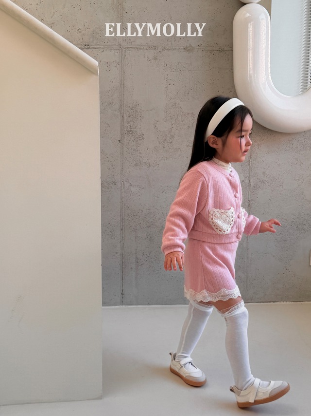 [予約][送料無料]≪ELLY MOLLY≫Emilia Eyelet Skirt 444