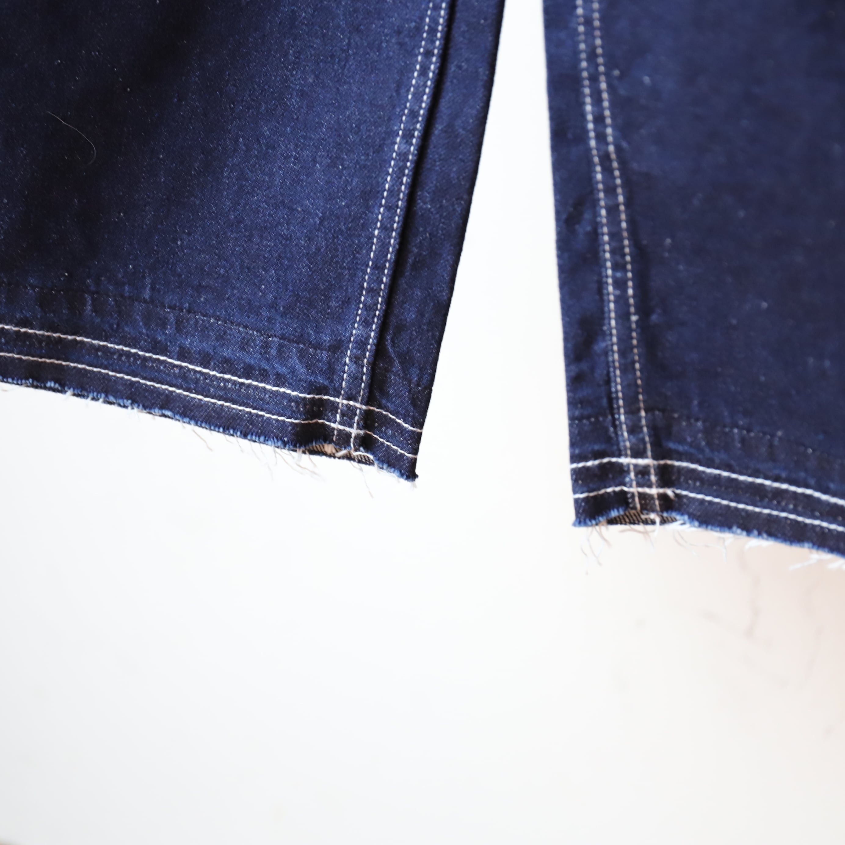 ARTE PORVERA / 12OZデニム 2タックワイドカットオフパンツ