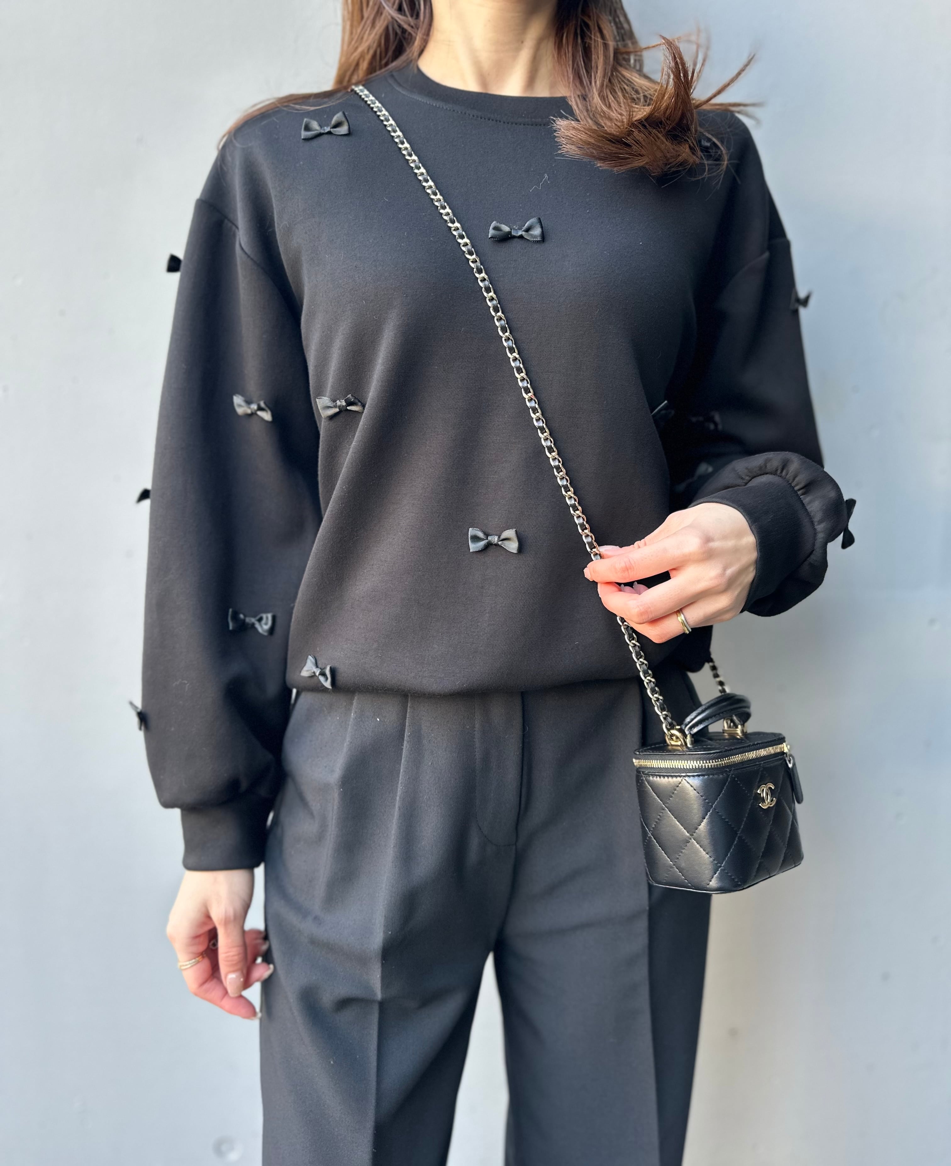 ◆即納◆リボンボンディングプルオーバー(ご注文から1-4営業日でお届け)