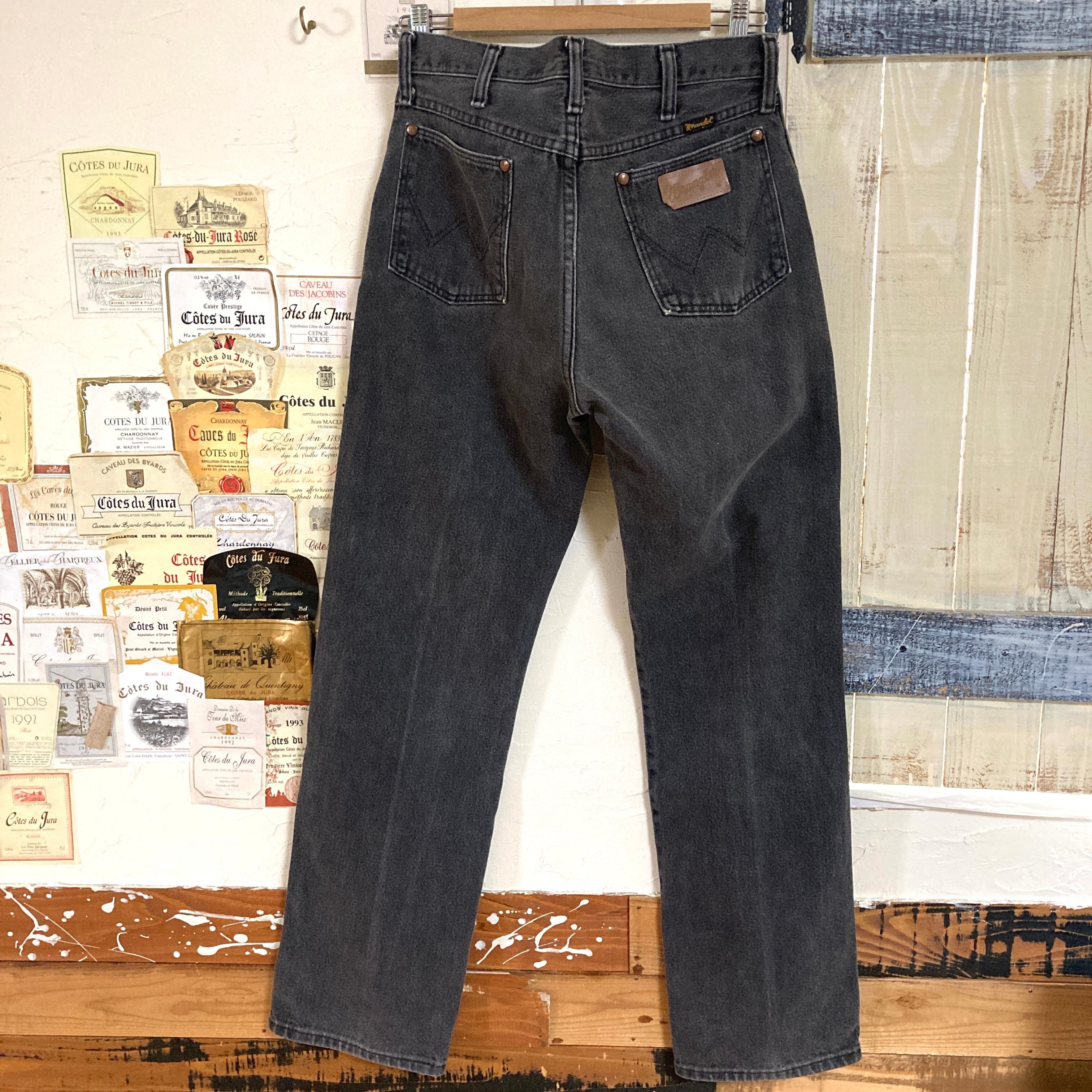 80sUSA 80s USA製 Levis 701 先染め ブラックデニムパンツ