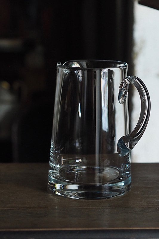 クリアな水差し-vintage glass pitcher | アンティーク.ヴィンテージ