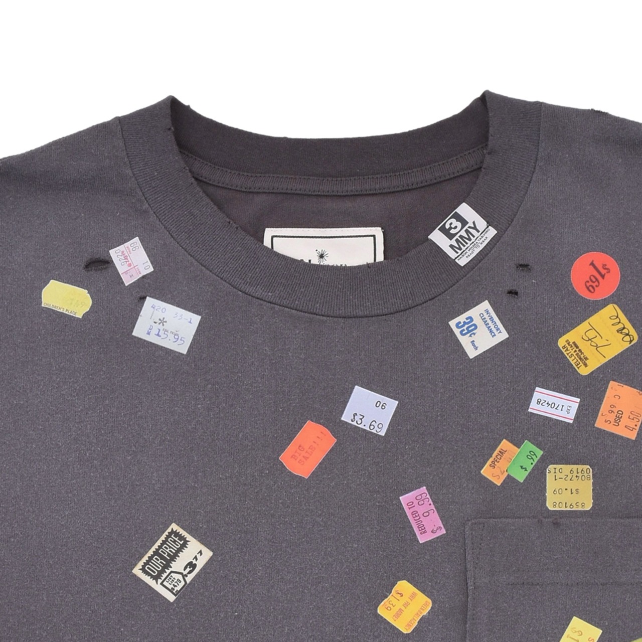 【Maison MIHARA YASUHIRO】PRICE STICKER TEE - 5